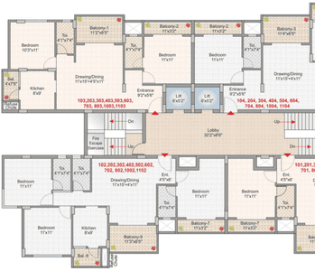 Project Image of 463.0 - 870.0 Sq.ft 2 BHK Apartment for buy in Atharva Nagari V