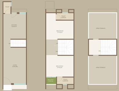 Project Image of 327.01 - 727.86 Sq.ft 2 BHK Villa for buy in Matangi Radhekrishna Residency