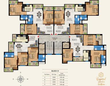 Project Image of 1140.0 - 1625.0 Sq.ft 2 BHK Apartment for buy in Vasudha Capital Garden