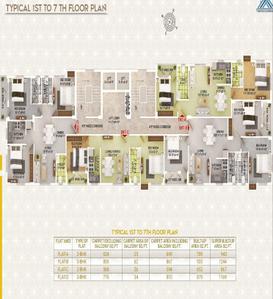 Project Image of 867.0 - 1244.0 Sq.ft 2 BHK Apartment for buy in Trustworthy The Pride
