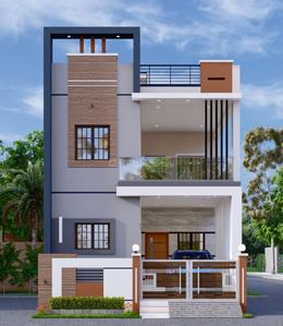 SN Orchids Garden Villas Elevation 1