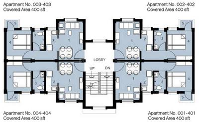 Project Image of 0.0 - 400.0 Sq.ft 1 BHK Apartment for buy in Bengal Prathama