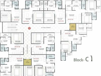 Project Image of 0.0 - 402.57 Sq.ft 1 BHK Apartment for buy in Krupa Kudrat Hill