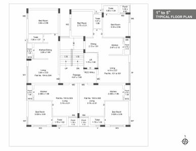 Project Image of 314.84 - 521.19 Sq.ft 1 BHK Apartment for buy in Gajraj Siddhi Elegance 2