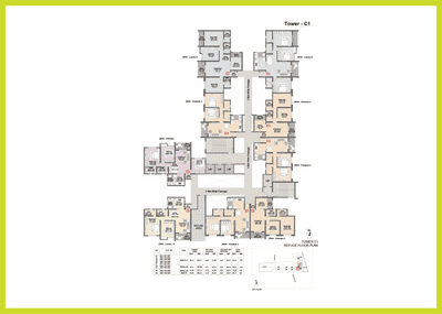 Project Image of 928.0 - 1071.0 Sq.ft 3 BHK Apartment for buy in Kohinoor Famville