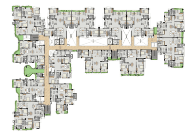 Project Image of 1720.0 - 2417.0 Sq.ft 2.5 BHK Apartment for buy in Veegaland Lluvia Garden
