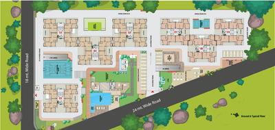 Project Image of 575.0 - 808.0 Sq.ft 2 BHK Apartment for buy in Pacifica Amara