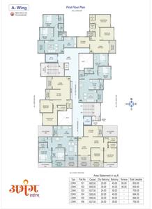 Project Image of 492.13 - 681.57 Sq.ft 1 BHK Apartment for buy in RK Abhang Heights A Building