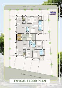 Project Image of 937.0 - 962.83 Sq.ft 3 BHK Apartment for buy in Dev Triveni Apartment