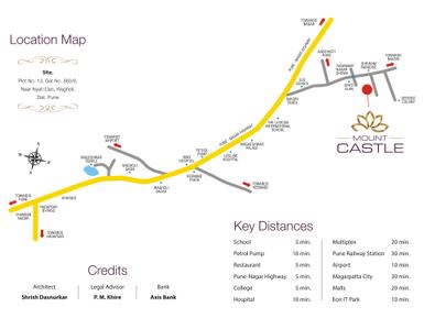 Project Image of 450.0 - 754.0 Sq.ft 1 BHK Apartment for buy in Sancheti Mount Castle Phase II