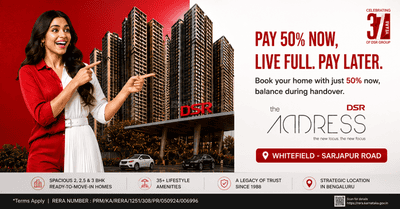 Project Image of 1149.0 - 2721.0 Sq.ft 2 BHK Apartment for buy in DSR The Address