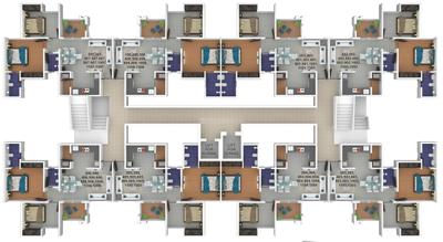 Project Image of 405.0 - 562.31 Sq.ft 2 BHK Apartment for buy in Saheel Itrend Homes Phase III