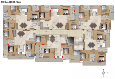 Project Image of 1458.7 - 1821.4 Sq.ft 3 BHK Apartment for buy in Krishna Kunj Heights 1