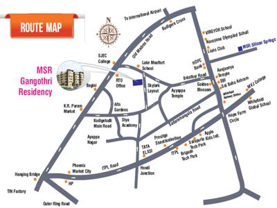 Project Image of 1148.0 - 1574.0 Sq.ft 2 BHK Apartment for buy in MS Ramaiah Gangothri Residency