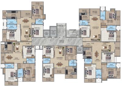 Project Image of 573.0 - 2273.0 Sq.ft 1 BHK Apartment for buy in Akshat Utopian Heights