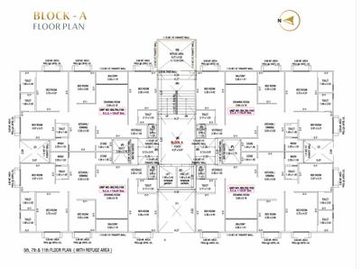 Project Image of 1067.46 - 1344.09 Sq.ft 3 BHK Apartment for buy in Kavish Jivan Kala Residency