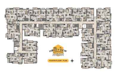 Project Image of 681.0 - 1691.0 Sq.ft 1 BHK Apartment for buy in GMB Honey Dew