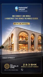 Project Image of 840.0 - 1495.0 Sq.ft 2 BHK Apartment for buy in Paradise Sai World One Residential
