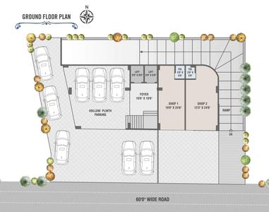 Project Image of 508.59 - 522.7 Sq.ft 2 BHK Apartment for buy in Sharanyam Residency