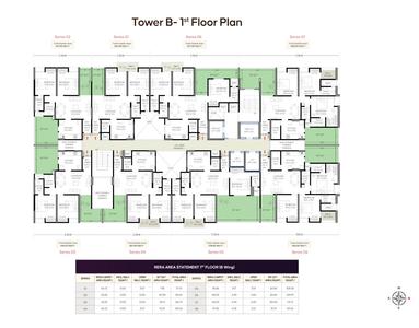 Project Image of 702.0 - 990.0 Sq.ft 2 BHK Apartment for buy in Topaz Towers
