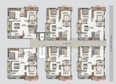 Project Image of 1071.0 - 1206.0 Sq.ft 2 BHK Apartment for buy in SS Pristine