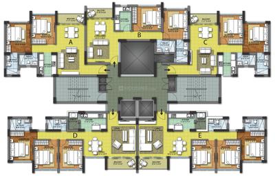 Project Image of 1047.0 - 3140.0 Sq.ft 2 BHK Apartment for buy in Bengal Tarang