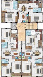 Project Image of 0.0 - 1250.0 Sq.ft 3 BHK Apartment for buy in KCEE Champakam