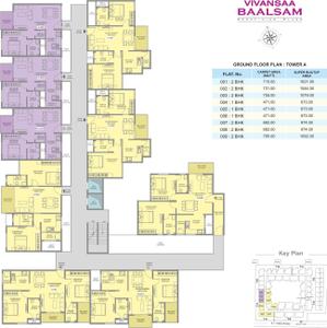 Project Image of 673.0 - 2769.0 Sq.ft 1 BHK Apartment for buy in Vivansaa Baalsam