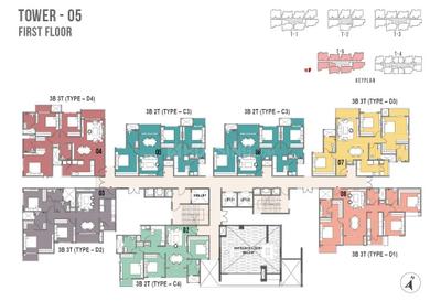 Project Image of 734.0 - 1221.0 Sq.ft 2 BHK Apartment for buy in Prestige Palm Court