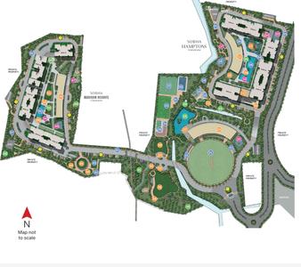 Project Image of 1004.92 - 1887.02 Sq.ft 2 BHK Apartment for buy in Sobha Hamptons Townpark Phase 1 W4 To 6