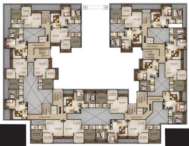 Project Image of 374.69 - 497.72 Sq.ft 1 BHK Apartment for buy in Radhey Galaxy Phase III