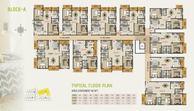 Project Image of 1192.0 - 1724.0 Sq.ft 2 BHK Apartment for buy in Bhoo Unnathi Vaibhavi
