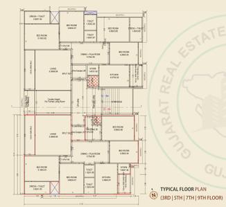 Project Image of 1942.13 - 2466.55 Sq.ft 3 BHK Apartment for buy in Uma Tulip Skyline