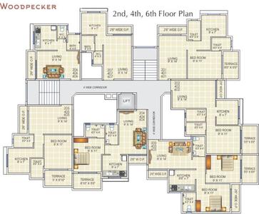 Project Image of 0.0 - 333.79 Sq.ft 1 BHK Apartment for buy in Motiram Puram