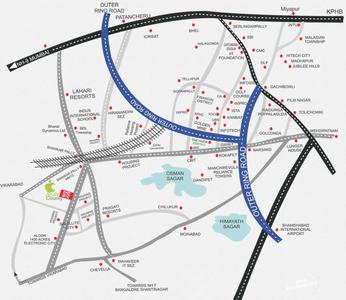 Aaditri Apple County Images for Location Plan of Aaditri Apple County 1