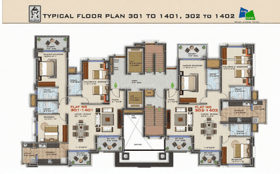 Project Image of 1375.0 - 1910.0 Sq.ft 2 BHK Apartment for buy in HM Symphony