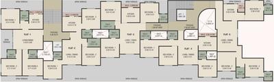 Project Image of 762.84 - 975.0 Sq.ft 3 BHK Penthouse for buy in Sai Heritage Green