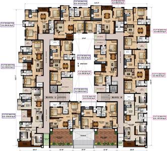 Project Image of 849.0 - 1250.0 Sq.ft 2 BHK Apartment for buy in Kalpataru Royale