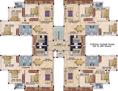 Project Image of 1100.0 - 1487.0 Sq.ft 2 BHK Apartment for buy in Deccan All Seaons
