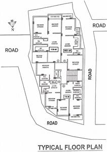S Chatterjee Abode Plaza Abode Plaza Typical Cluster Plan 1