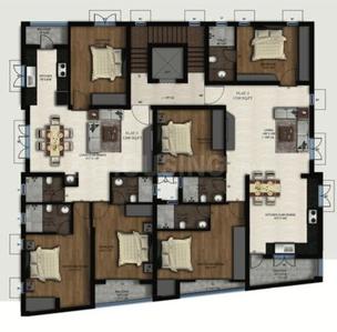 Globe Dhanaya Dhanaya Cluster Plan For Typical Floor Plan 1