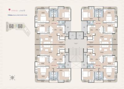 Project Image of 996.0 - 1134.0 Sq.ft 3 BHK Apartment for buy in Narayan Aashish