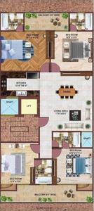 MG Shadows 240 Sq Yd MG Shadows 240 Sq Yd Cluster Plan For Typical Floor Plan 1