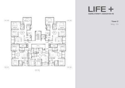 Project Image of 711.0 - 1938.0 Sq.ft 1 BHK Apartment for buy in Godrej Eternity