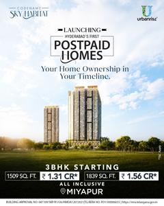Project Image of 1509.0 - 2309.0 Sq.ft 3 BHK Apartment for buy in Urbanrise Sky Habitat