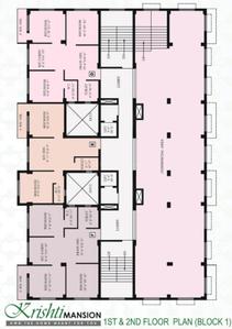 Project Image of 891.0 - 1127.0 Sq.ft 2 BHK Apartment for buy in Krishti Mansion