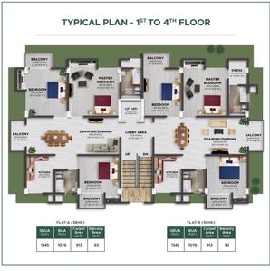 Project Image of 0.0 - 1345.0 Sq.ft 3 BHK Apartment for buy in Ananda Prabhaat