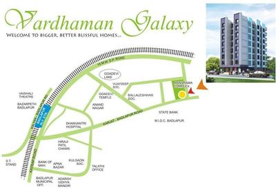 Project Image of 635.0 - 875.0 Sq.ft 1 BHK Apartment for buy in Vardhaman Galaxy 1 2 3
