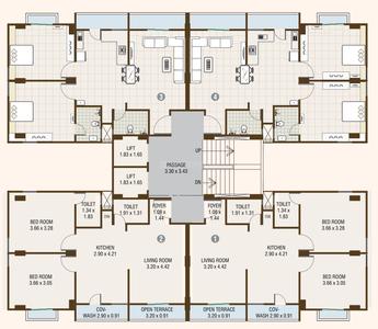 Project Image of 616.34 - 678.45 Sq.ft 2 BHK Apartment for buy in Dhwanit Rutu Orchid