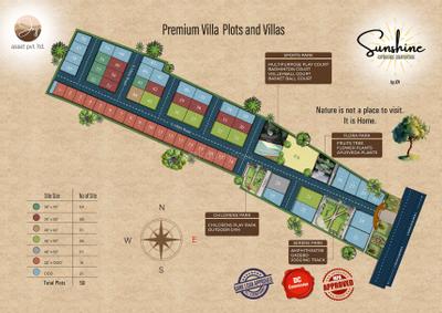 Project Image of 1200.0 - 2400.0 Sq.ft Residential Plot Plot for buy in Joy Sunshine